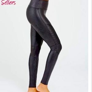 SPANX leather Moto leggings. Excellent condition. Size Small S